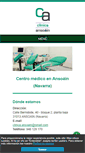 Mobile Screenshot of clinicansoain.es